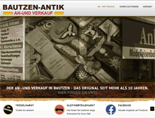 Tablet Screenshot of bautzen-antik.de
